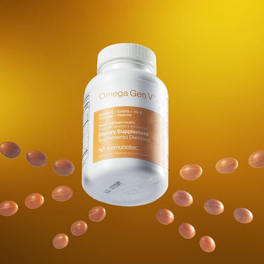 Omega Gen V® 5-in-1 Formula – Omega-3 Fish (1,800mg) w/EPA CoQ10, Turmeric, 120 Soft