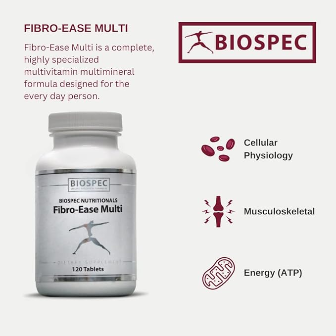 Fibro-Ease Multi - Contains Essential Vitamins (120 Capsules)
