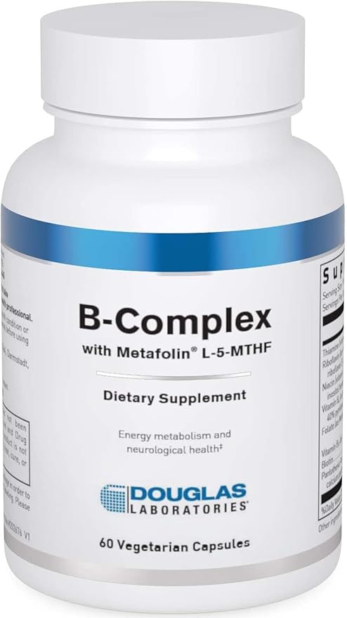 Douglas Laboratories B-Complex with Metafolin 60 Vegetarian