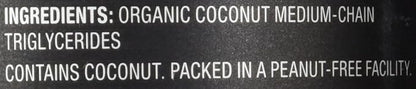 Nutiva Organic MCT Oil, 1 gallon, Unflavored for Coffee, Non-GMO made from Organic Coconuts, Keto Friendly, Best Oil Wellness Ketosis Supplement, 14g of C8 & C10 per serving