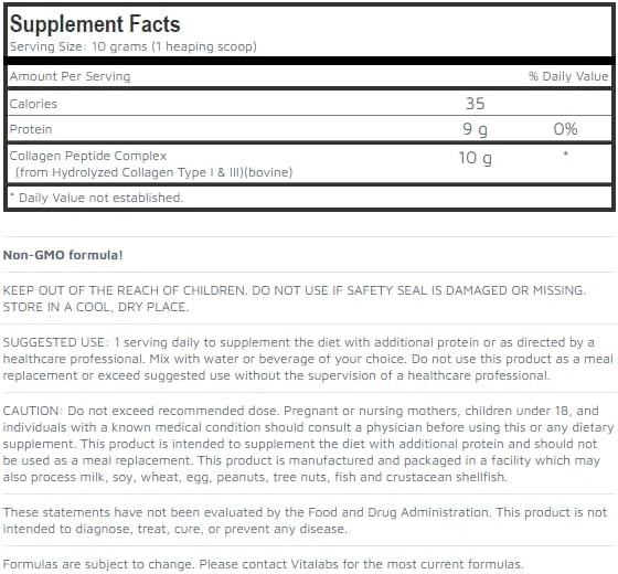 Hydrolyzed Collagen Peptides