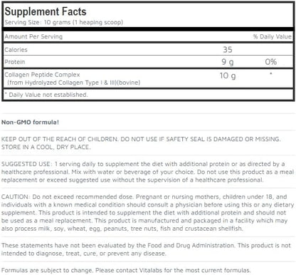 Hydrolyzed Collagen Peptides