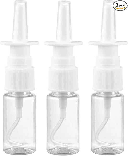 Medsuo 3pcs Nasal Spray Bottle Mist 10ml