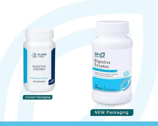 Klaire Labs Digestive Enzymes (180 Capsules)