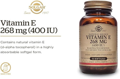 Solgar Vitamin E 268 mg (400 250 Mixed 250 Servings