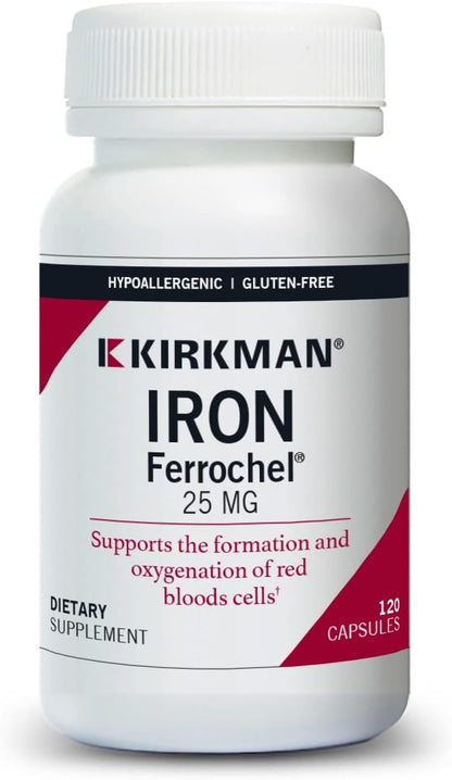 Iron 25 mg Bio-Max Series Capsules - Hypo - 120 ct