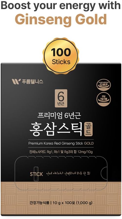 Korean Red Ginseng Sticks –Premium Red 12mg] 100p) 100p)