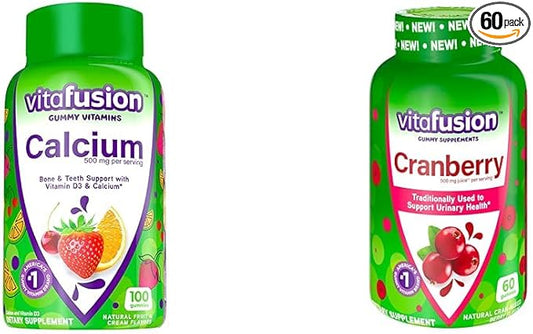 Vitafusion Chewable Calcium Gummy Vitamins 100 Count 60 Count