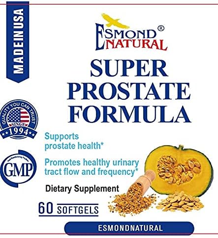 (3 Pack) Esmond Natural: Super Prostate 180 Softgels