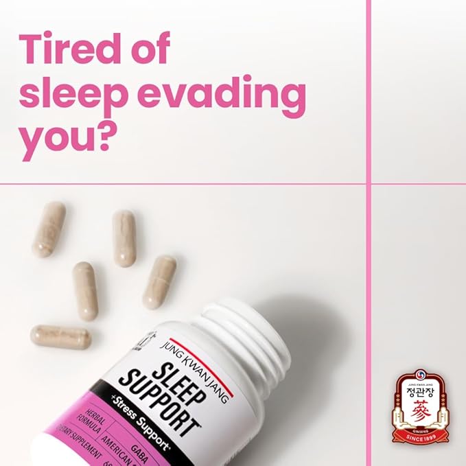 JungKwanJang Sleep Support GABA Complex 500mg 60 Capsules
