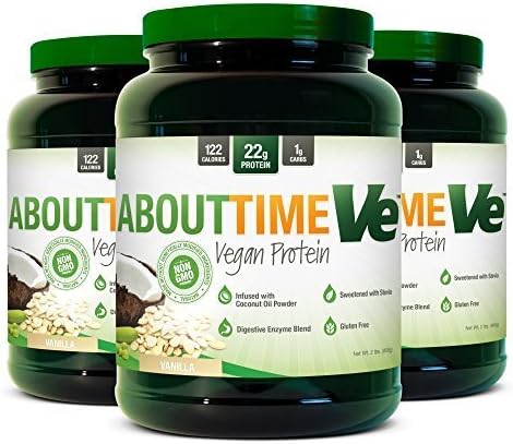 About Time Natural Vegan Protein Chocolate 2lb 24g Protein, 32 Servings
