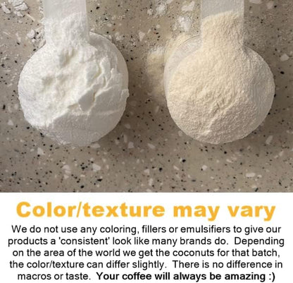 Intentionally Bare Organic MCT Oil Powder - Zero Net Carbs & No Grit MCT Powder for Body & Brain - Vegan MCT Creamer for Coffee, Tea, Shakes, Smoothies & Baking with 70% C8 & 30% C10 - Unflavored