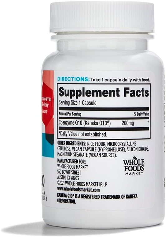 Whole Foods Market, CoQ10 200mg, 60