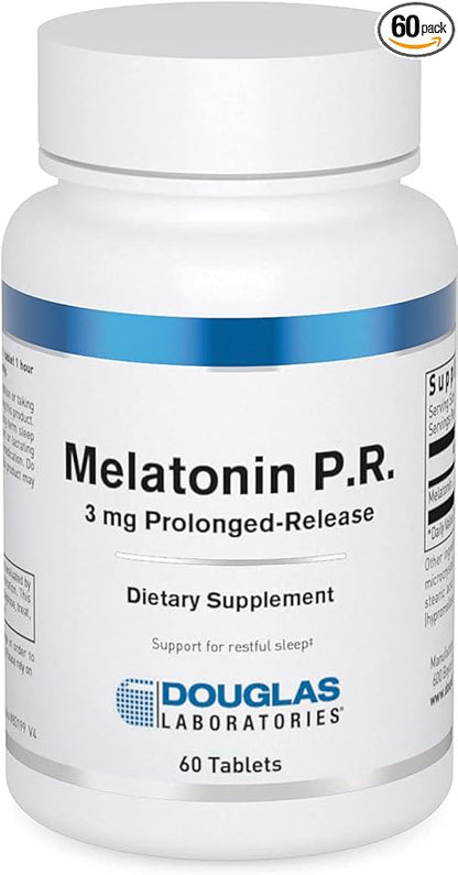 Douglas Laboratories Melatonin Prolonged Release 3 mg 60 Tablets