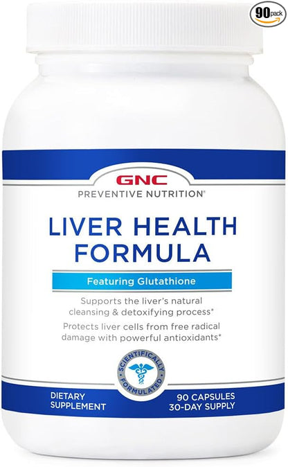 GNC Preventive Nutrition Liver Health Formula 90 Capsules