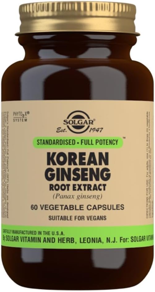 Solgar Korean Ginseng Root Extract, 60 60 Servings