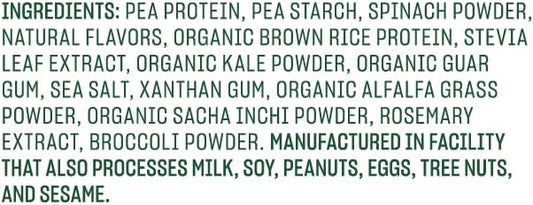 Vega Protein and Greens Protein Powder, Vanilla 20g Plant 1.2 lbs