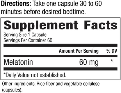 Melatonin 60mg | High Dosage Melatonin
