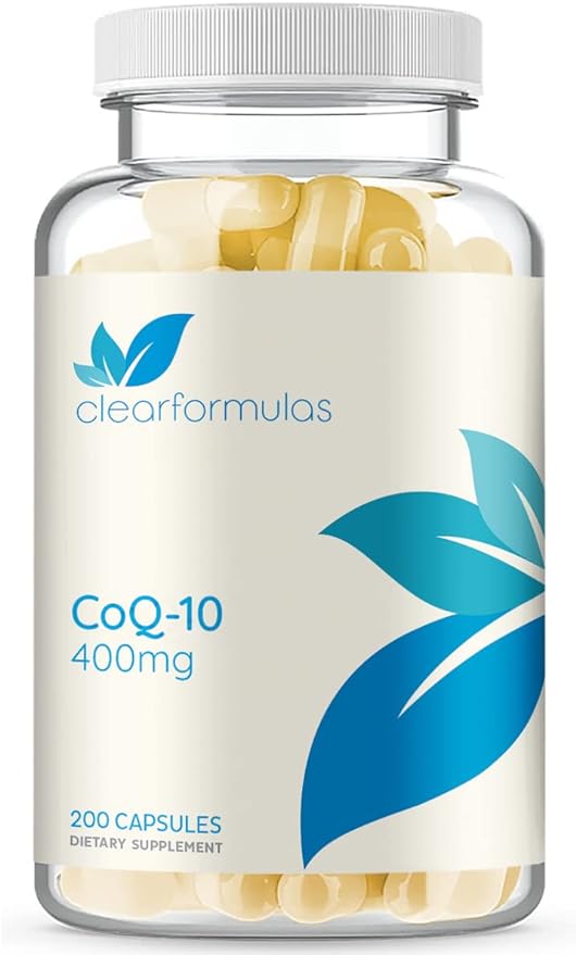 ClearFormulas CoQ10 400mg 200 Capsules Quick
