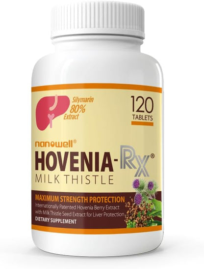 Hovenia-RX Milk Thistle 120 Tablets X 1 Bottle 1 Month