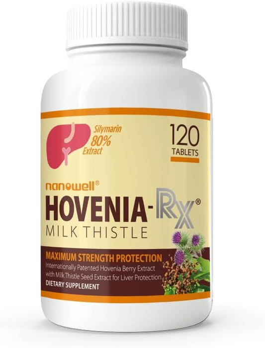 Hovenia-RX Milk Thistle 120 Tablets X 1 Bottle 1 Month