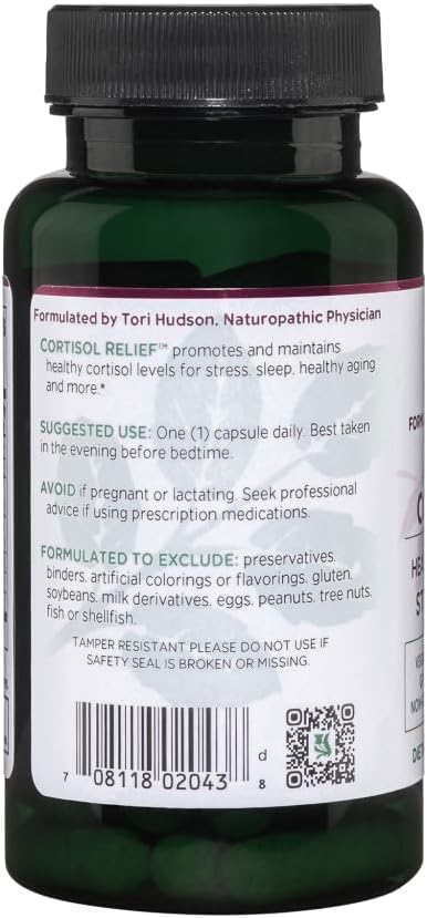 Vitanica Cortisol Relief, Dr. Formulated Sleep, 60 Capsules