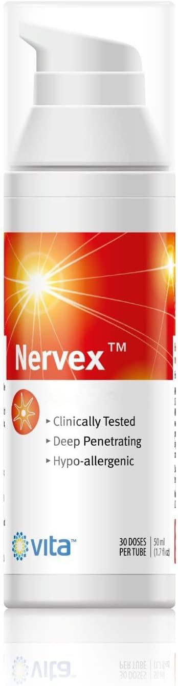 Vita Sciences Nervex Maximum Neuropathy Support, Scientifically Developed for Effective Natural Fast Cream for Feet, Hands, Legs, Toes - Pack of 6