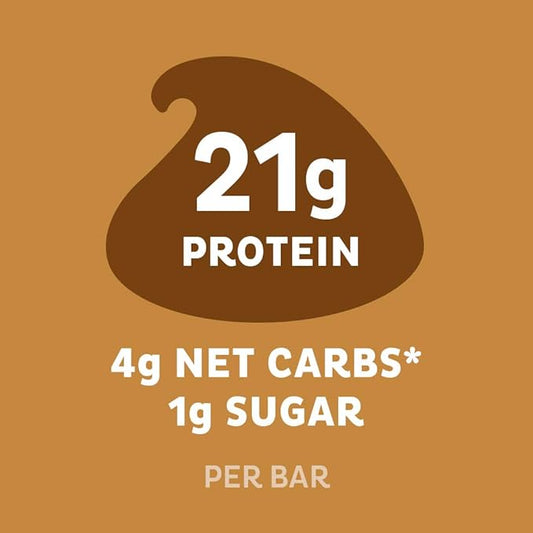 Quest Nutrition Chocolate Chip Cookie Dough - High Protein, Low Carb, Gluten Free, Keto Friendly, 2.12 Oz , 4 Count (Pack of 5)