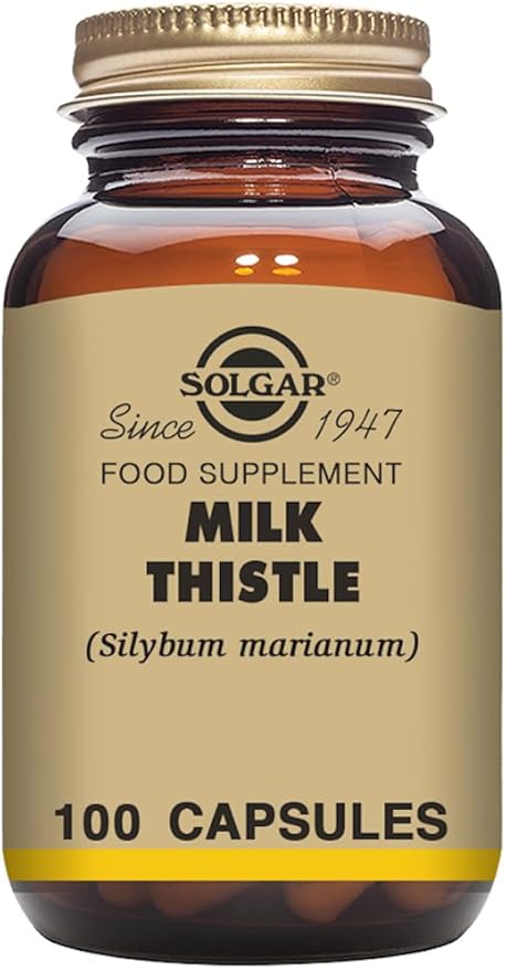 Solgar Milk Thistle, 100 Vegetable Capsules 100 Servings