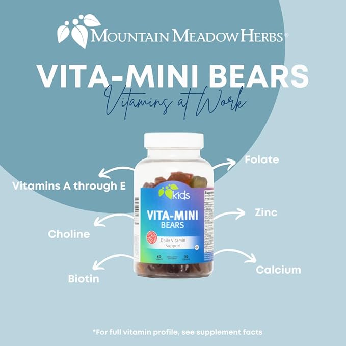 Mountain Meadow Herbs Vita-Mini Bears for Children 60 ct.