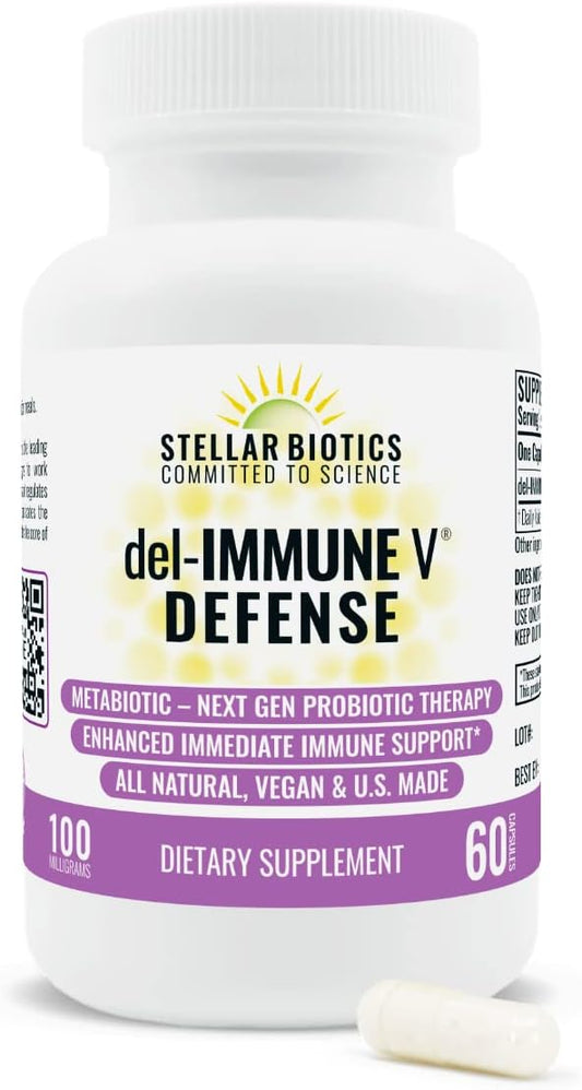 Del-Immune V® Defense by Stellar Biotics, (60 Caps)