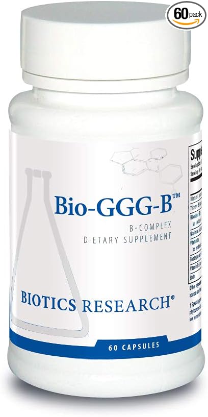 Biotics Research Bio GGG B B B6, B12, B12, Folate. 60 Capsule