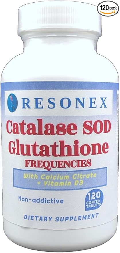 Catalase, Superoxide Dismutase (SOD), and Glutathione 120 Tablets