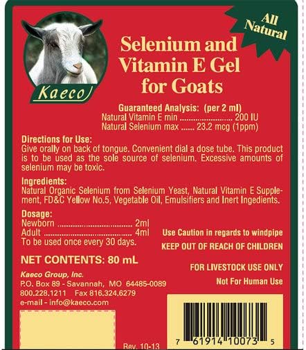 Kaeco Selenium & Vitamin E Gel 80 mL
