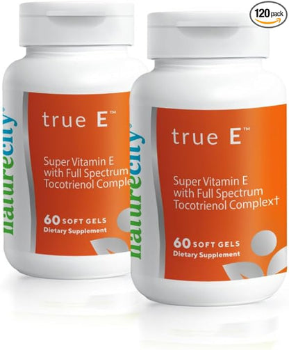 True-E Full Spectrum Tocotrienols Vitamin E 27mg Softgels (2-Pack)