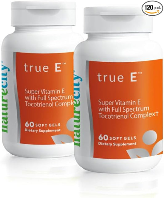 True-E Full Spectrum Tocotrienols Vitamin E 27mg Softgels (2-Pack)