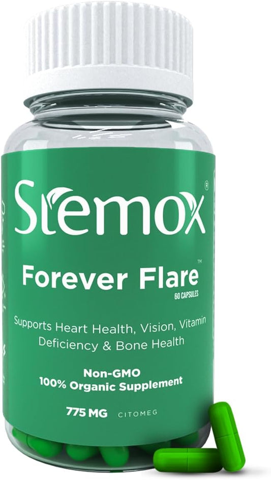 Forever Flare 775MG | Vitamin C | Multivitamins For Men | Ascorbic Acid | Multivitamin Women | 60 Capsules | Non-GMO | 100% Organic | Vitamina C | Womens Vitamins | Organic Vitamin C Supplement