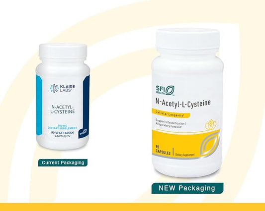 Klaire Labs N-Acetyl-L-Cysteine 500mg (90 Capsules)