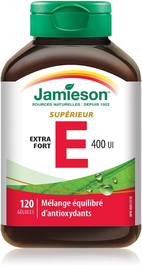 Jamieson Balanced Vitamin E Complex 400IU 120 Softgels