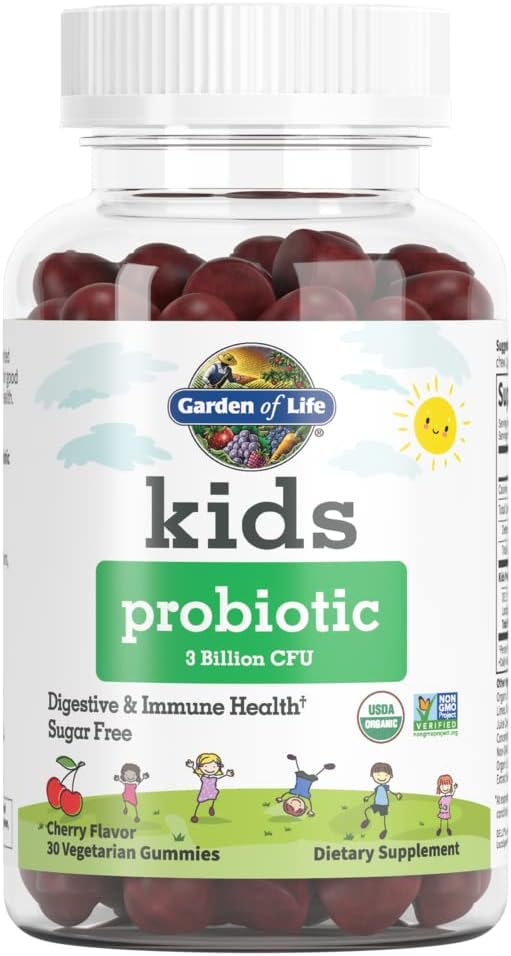 Garden of Life Kids Probiotics Gummies, Chewables 3 Billion 5 Billion