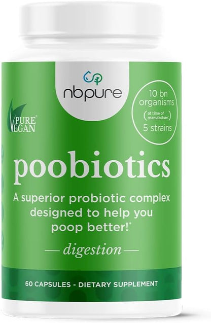 nbpure Poobiotics, Vegan Pre & Probiotics