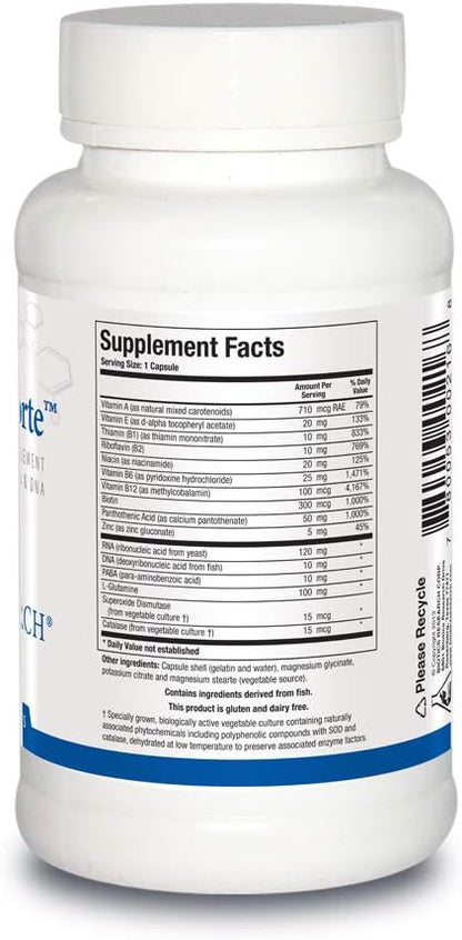Biotics Research Nuclezyme-Forte™ – RNA/DNA B-Complex. 90 Caps.