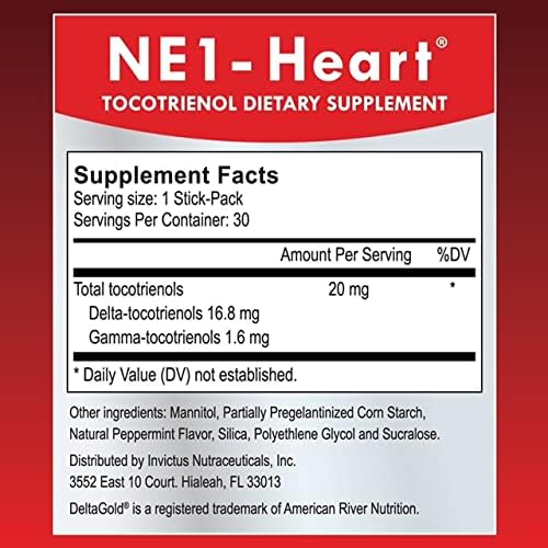 Patented NE1-Heart; assists with maintaining a 30 Count