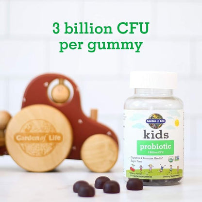 Garden of Life Kids Probiotics Gummies, Chewables 3 Billion 5 Billion