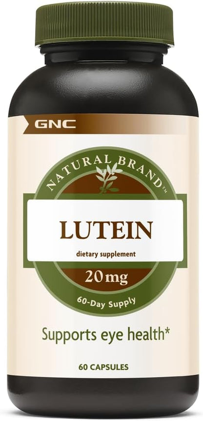GNC Natural Brand Lutein 20mg, 60