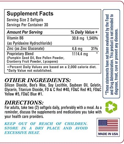 (3 Pack) Esmond Natural: Super Prostate 180 Softgels