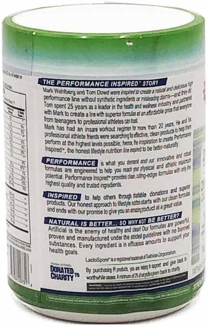 Performance Inspired Nutrition Plant-Based Protein Powder 20G - 1B Probiotics 1.5 Lb