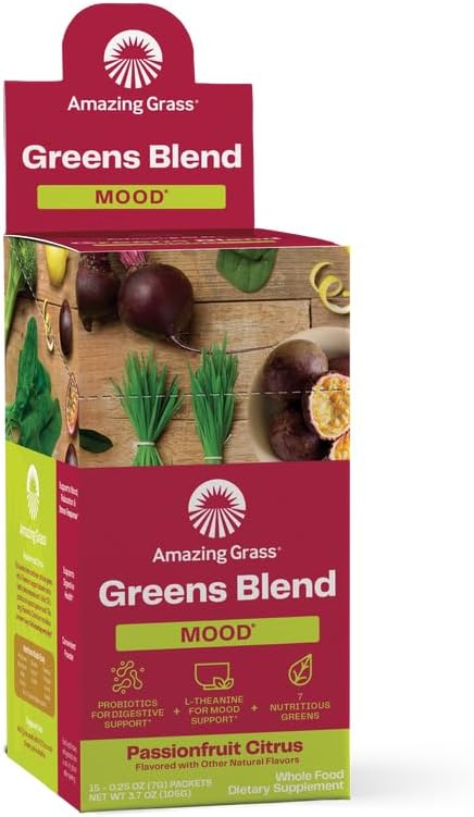 Amazing Grass Greens Blend Mood: Super 15 Servings