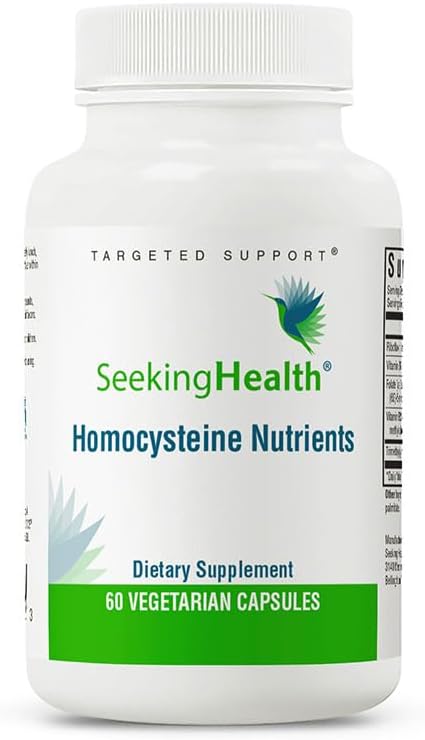 Seeking Health Homocysteine Nutrients, Formerly HomocysteX B12, Folate (60 Capsules)