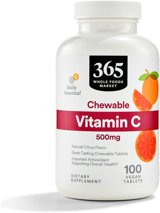 365 by Whole Foods Market, Vitamin 500Mg, 100 100 Tablets